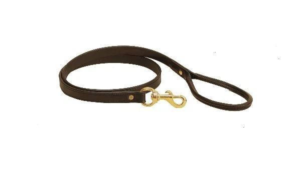 Tory Leather Rolled Handle Dog Leash - Image 3