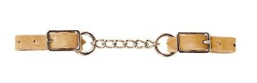 Tory Single Chain Curb Strap Bk/Gry - Image 3