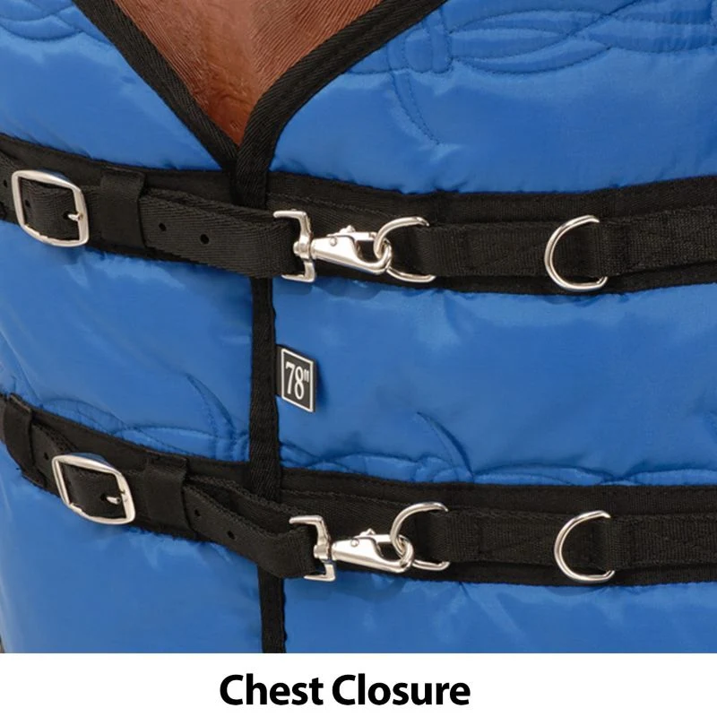 Tough1 600 Denier Stable Blanket with Belly Warmer - Image 3