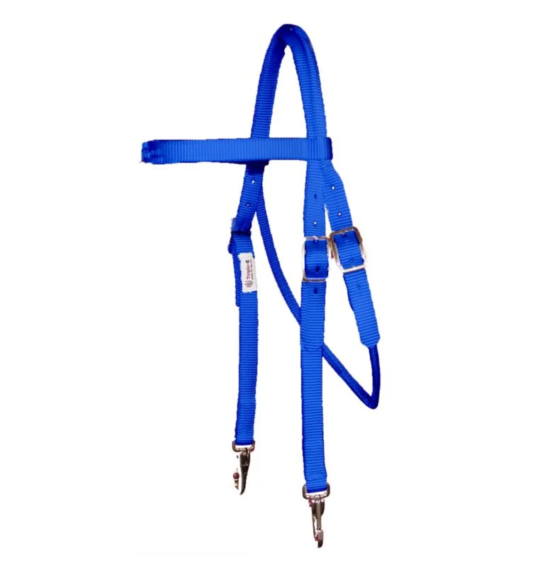 Triple E Nylon Trail Browband Headstall - Image 2