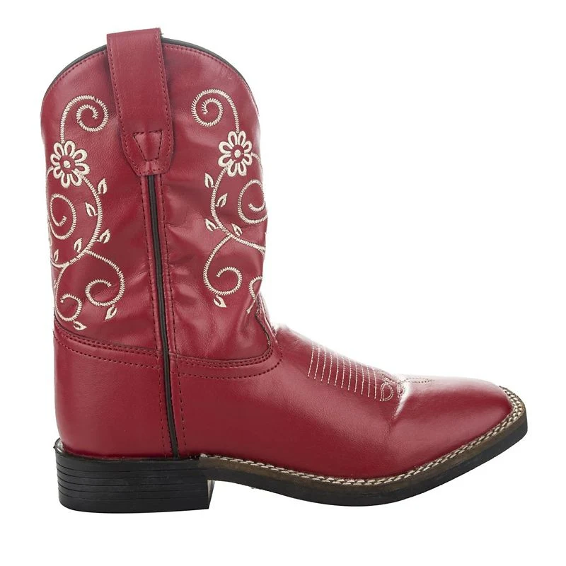 TuffRider Childs Floral Swirl Sq Toe Boots - Image 2