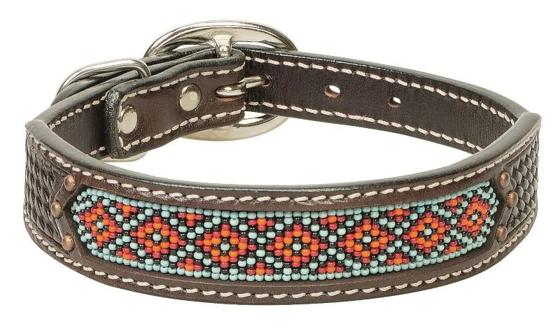 Weaver Beaded Basketweave Dog Collar - Image 7