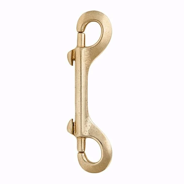 Weaver Leather Double End Snap 4.5 Solid Brass