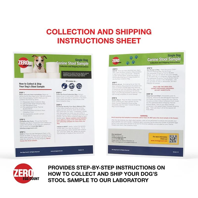Zero Egg Count Dog Parasite Test Kit - Image 3